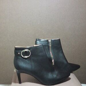 NEW- 7M-CALVIN - LEATHERS BOTIES-7M BLACK